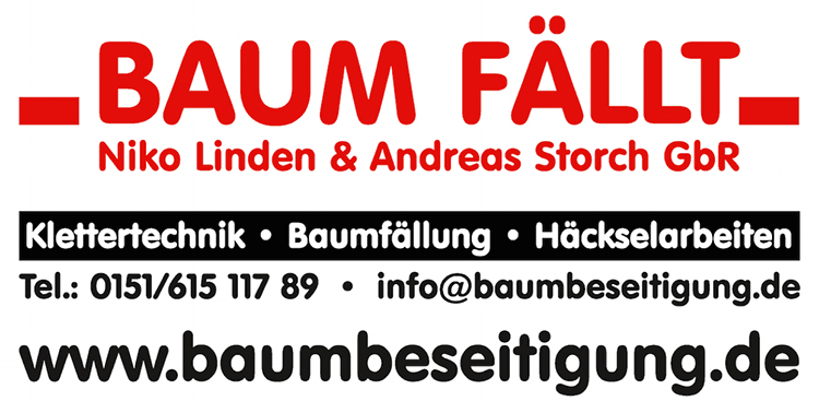 BAUM FÄLLT - Linden & Storch GbR - Baumbeseitigung